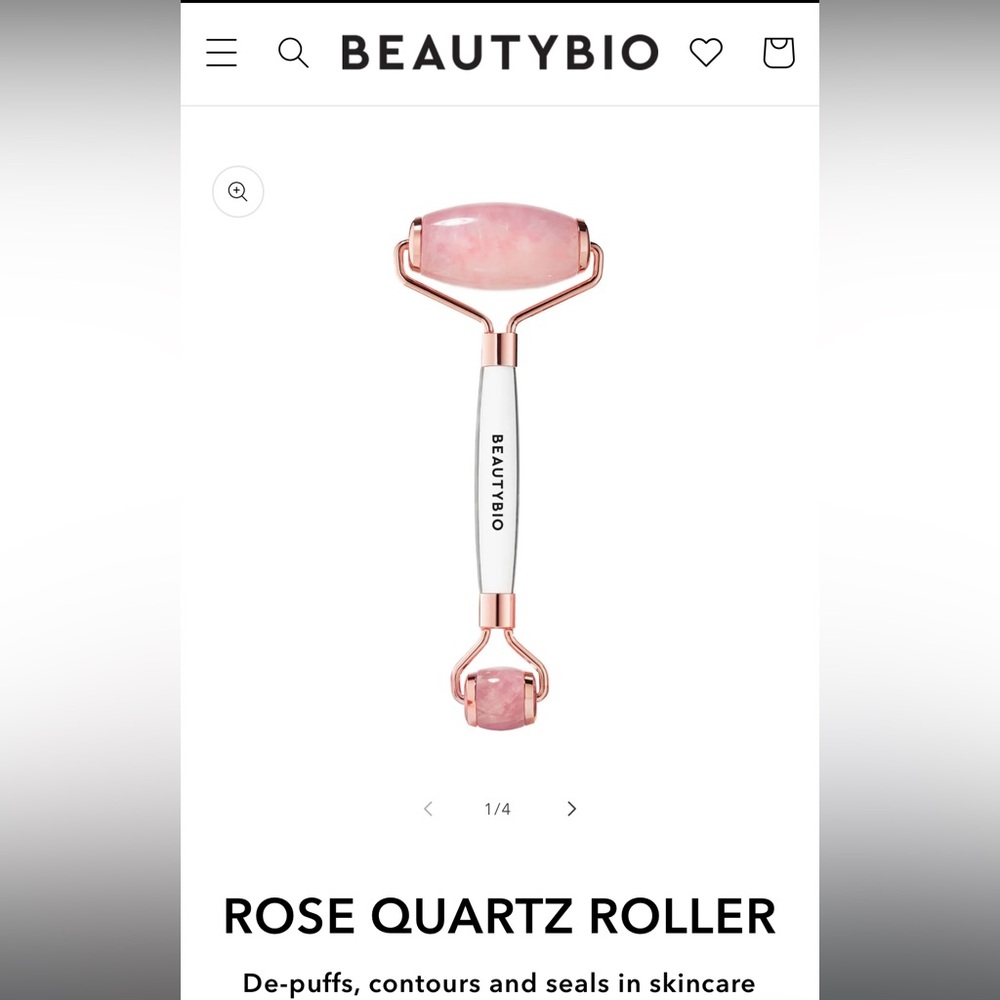 Beauty Bio Rose Quartz Crystal Roller